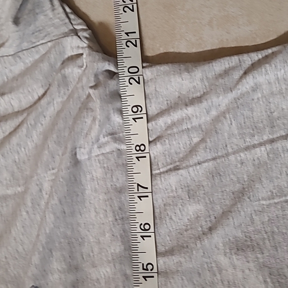 Old Navy Womens Boyfriend Light Heathered Gray Patriotic America Love Shirt Med - Picture 8 of 8